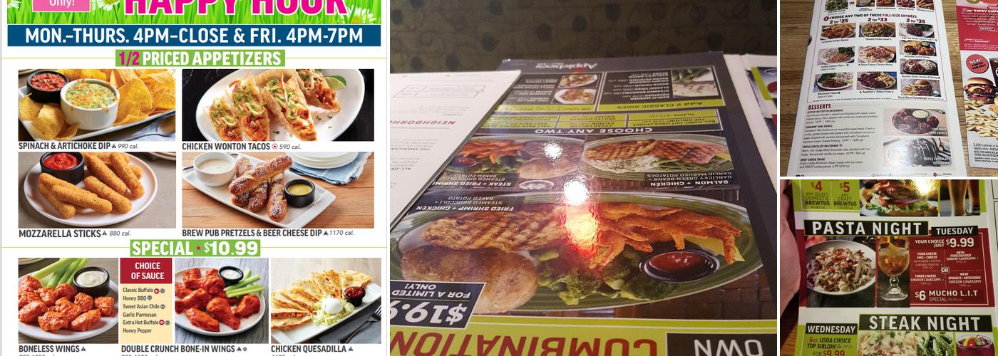 Applebee's Grill + Bar Menu