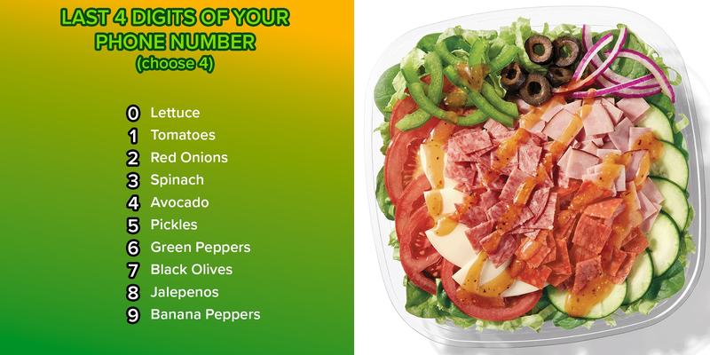 Subway Menu