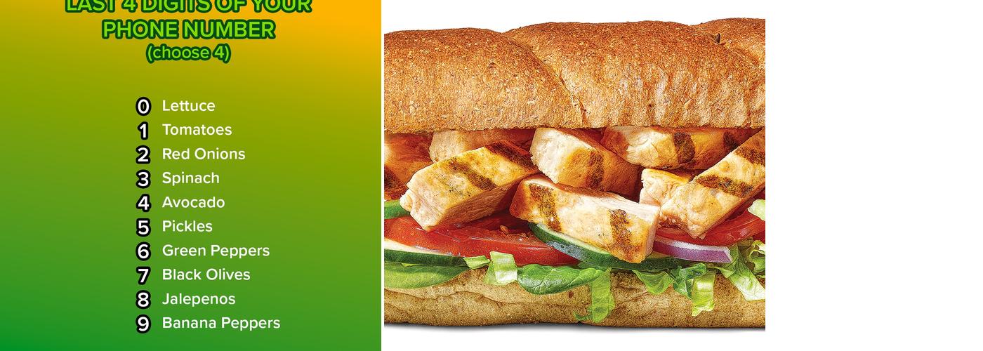 Subway Menu