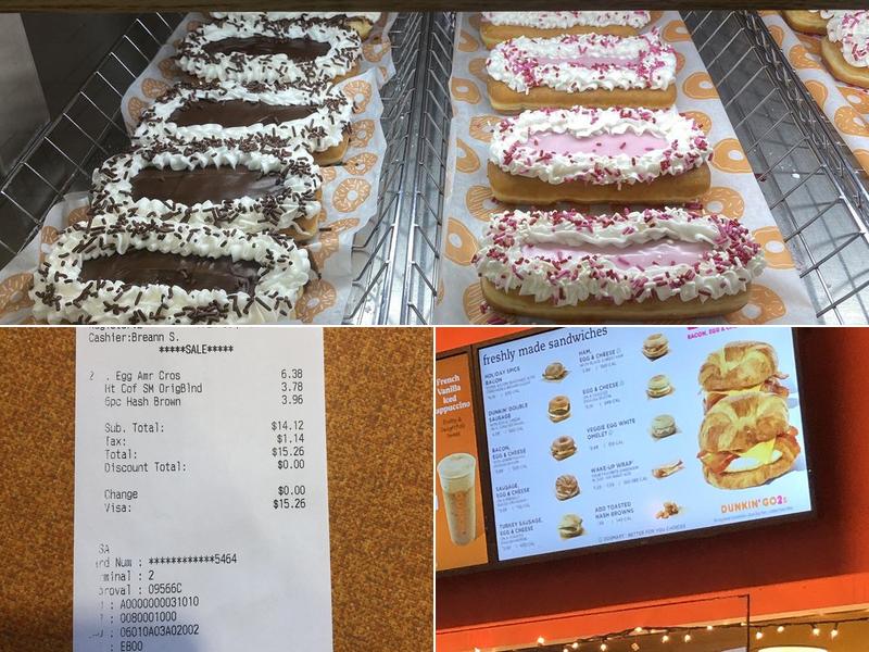 Dunkin' Menu