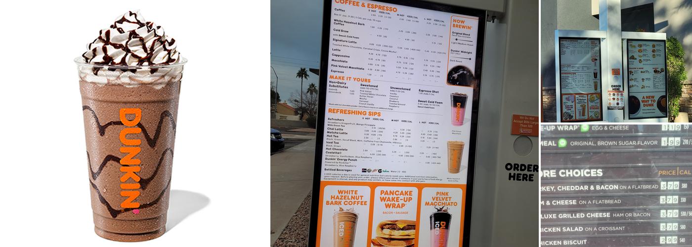Dunkin' Menu
