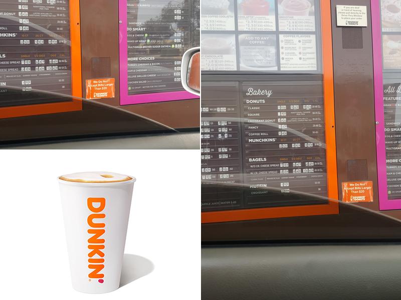 Dunkin' Menu