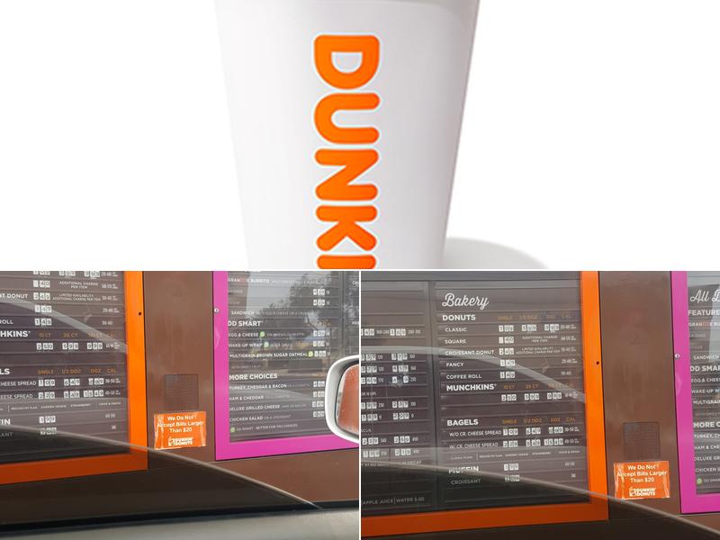 Dunkin' Menu