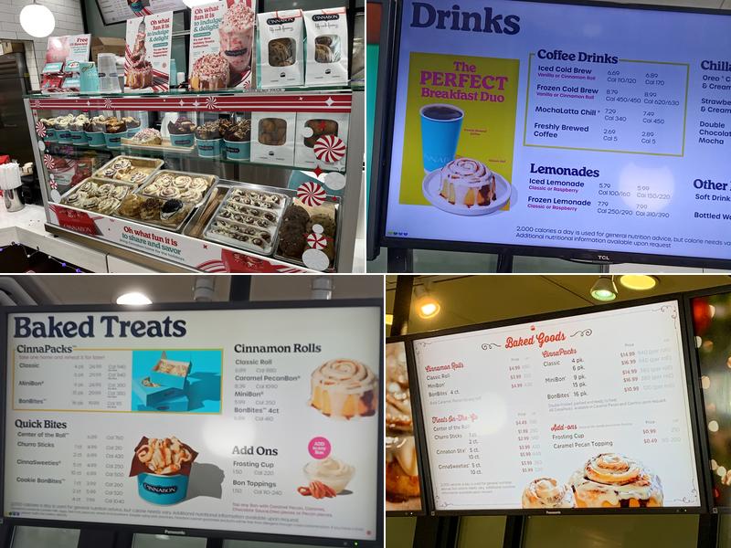 Cinnabon Menu