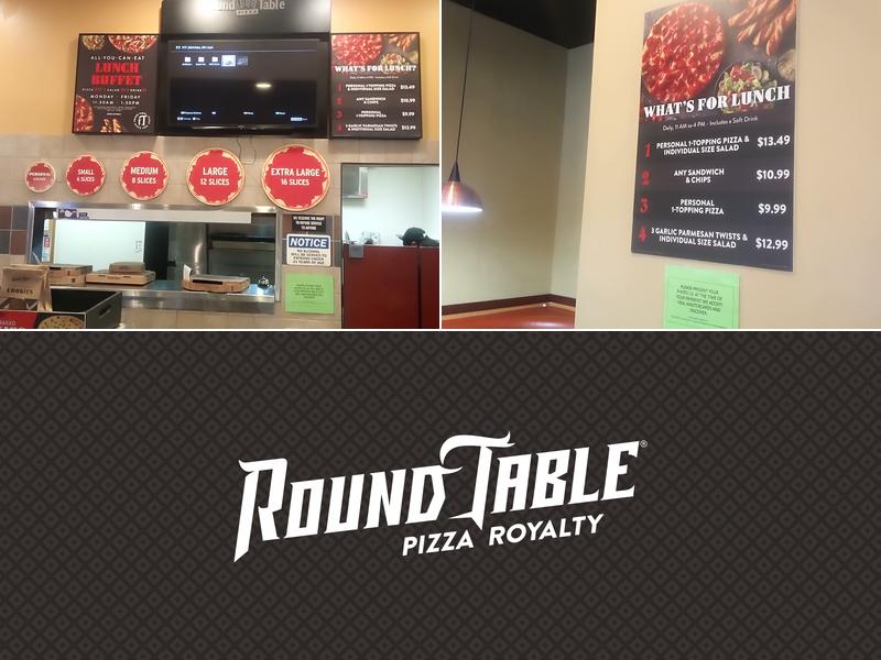 Round Table Pizza Menu