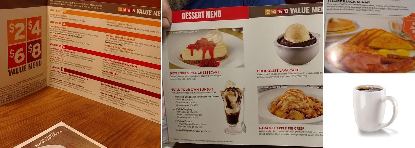 Denny's Menu
