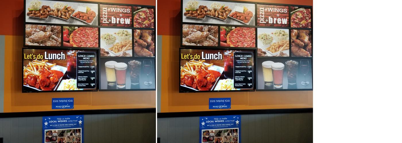 Round Table Pizza-Wings-Brew Menu