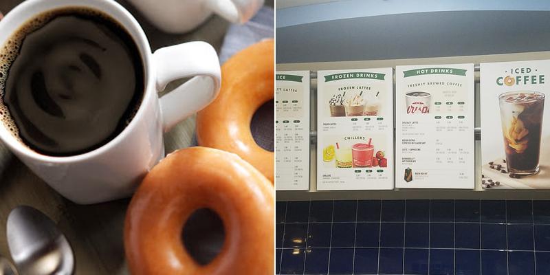 Krispy Kreme Menu