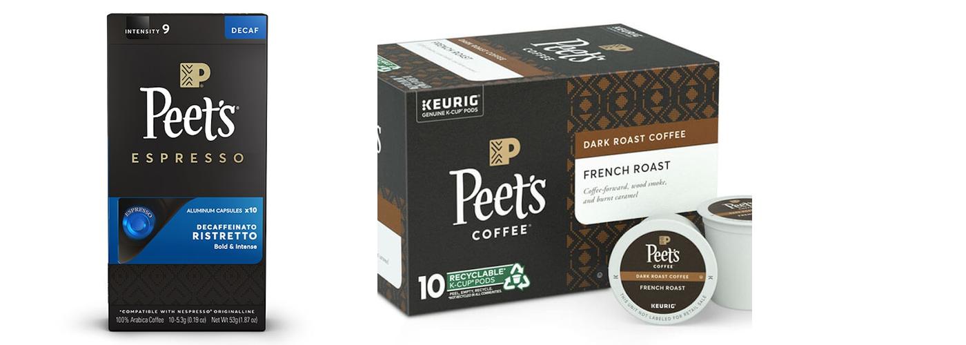 Peet's Coffee Menu