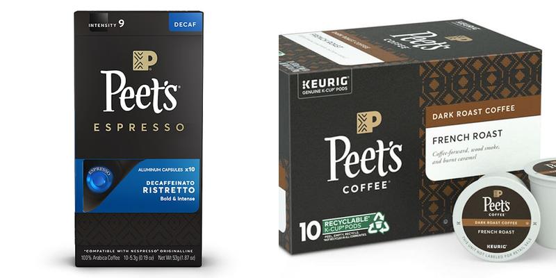 Peet's Coffee Menu