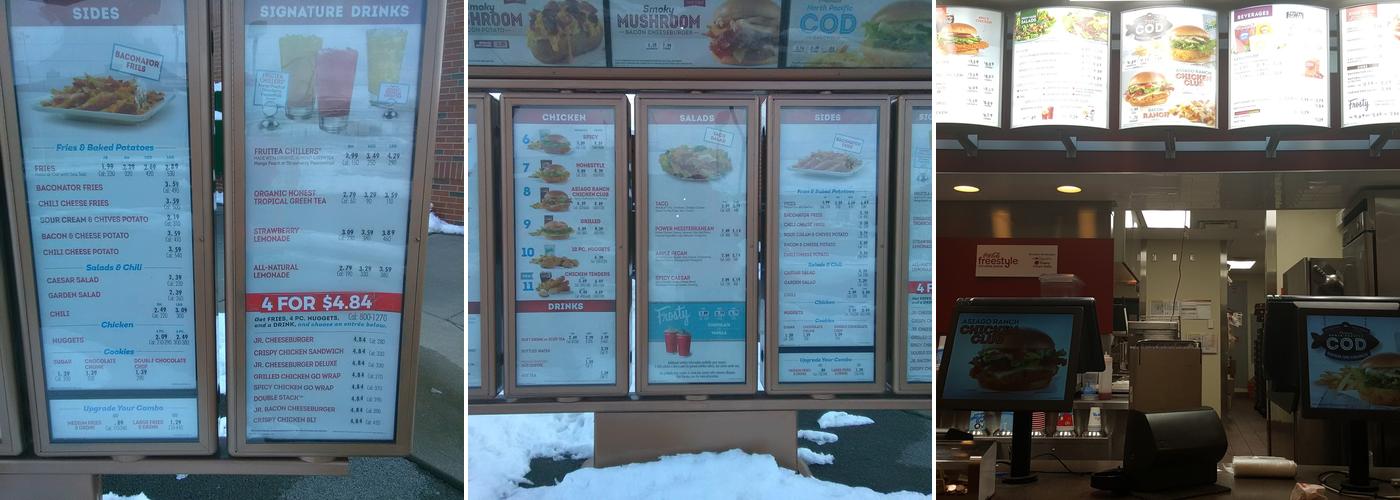 Wendy's Menu