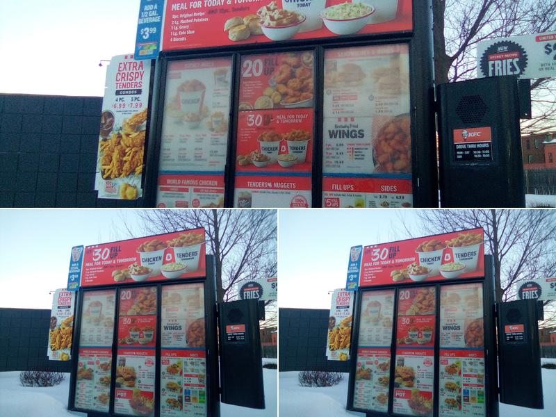KFC Menu