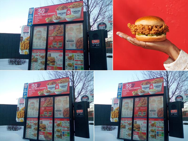 KFC Menu