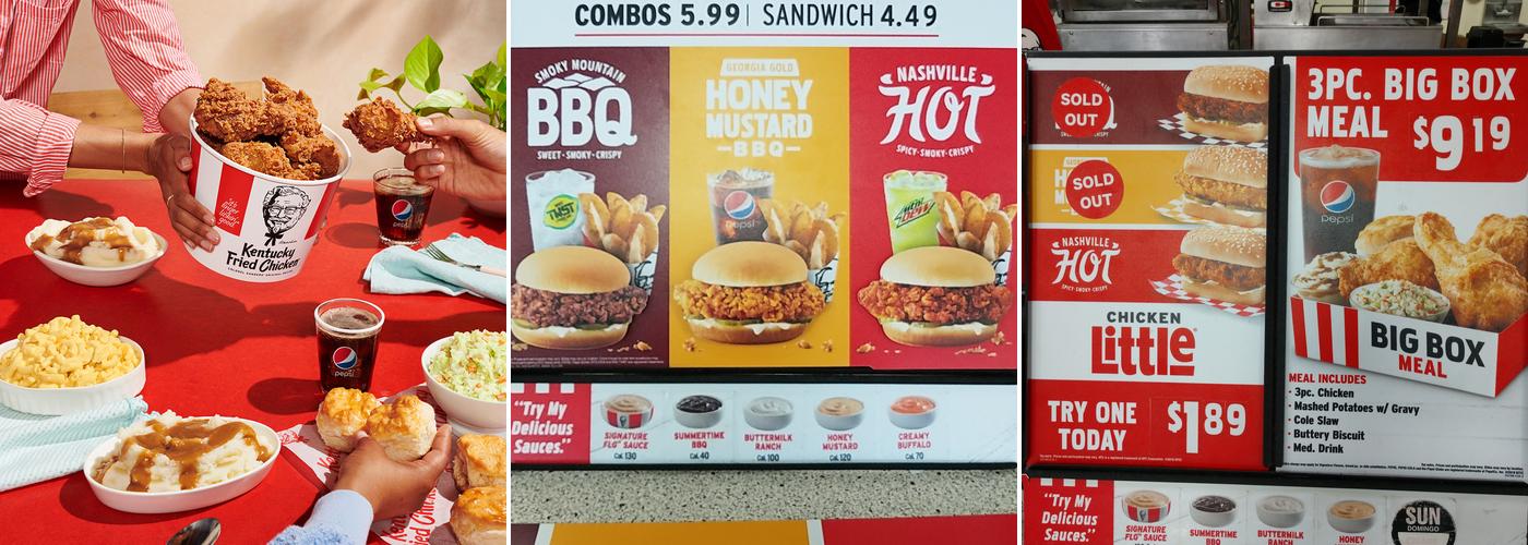 KFC Menu