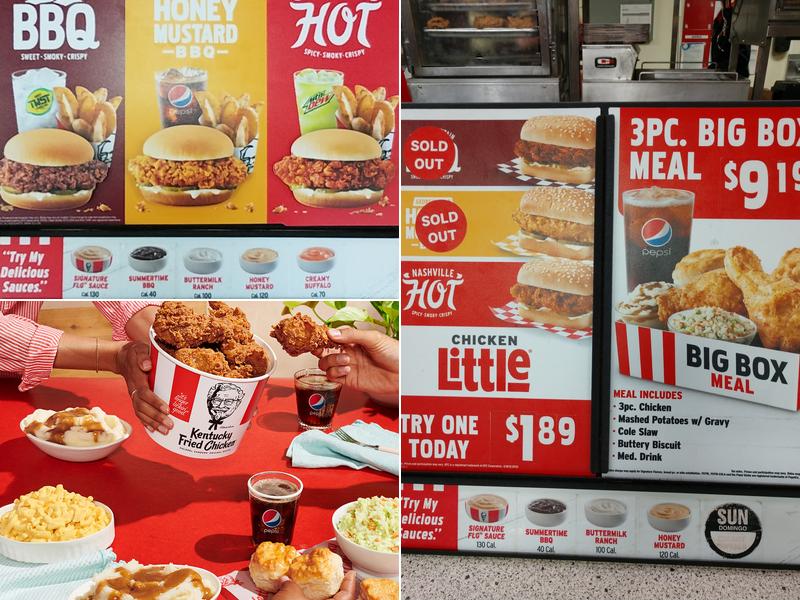 KFC Menu