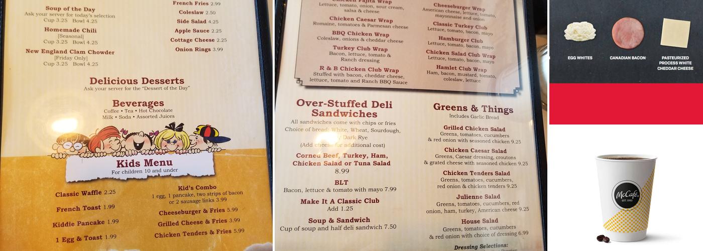 McDonald's Menu