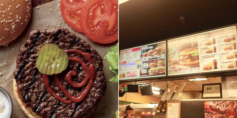 Burger King Menu