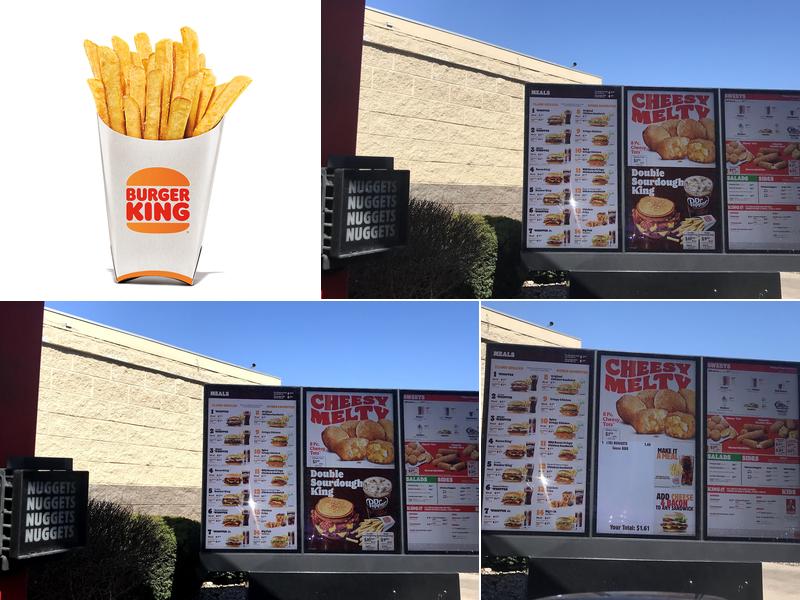 Burger King Menu