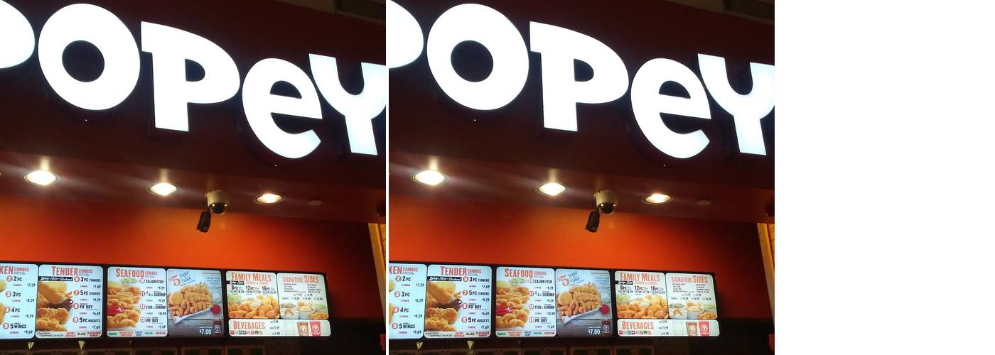 Popeyes Menu