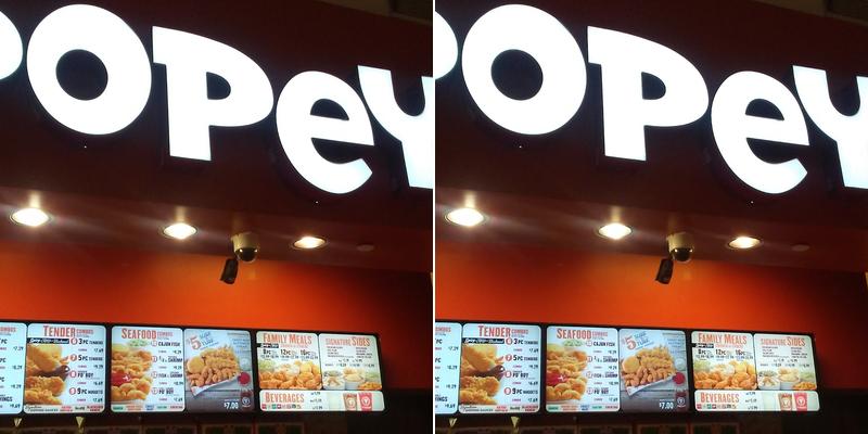 Popeyes Menu
