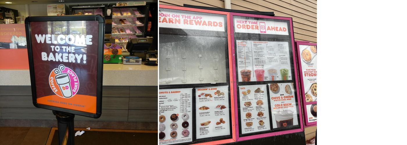 Dunkin' Menu