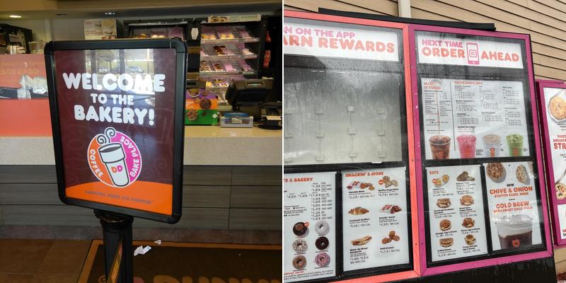 Dunkin' Menu
