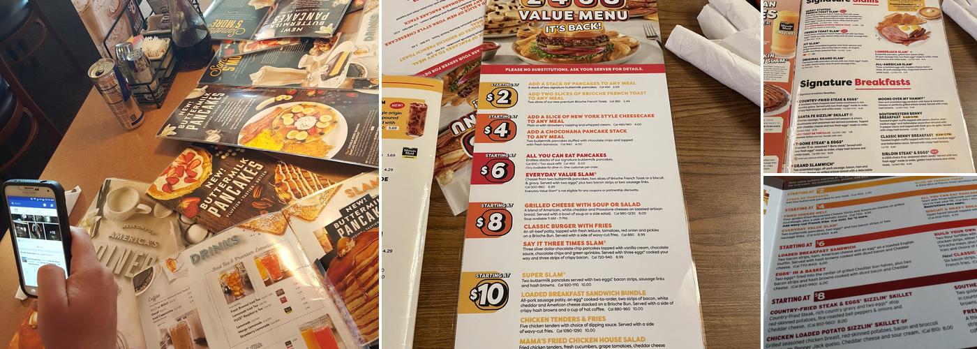 Denny's Menu