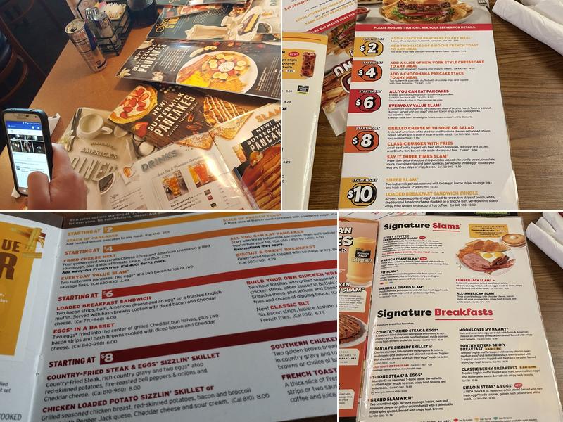 Denny's Menu