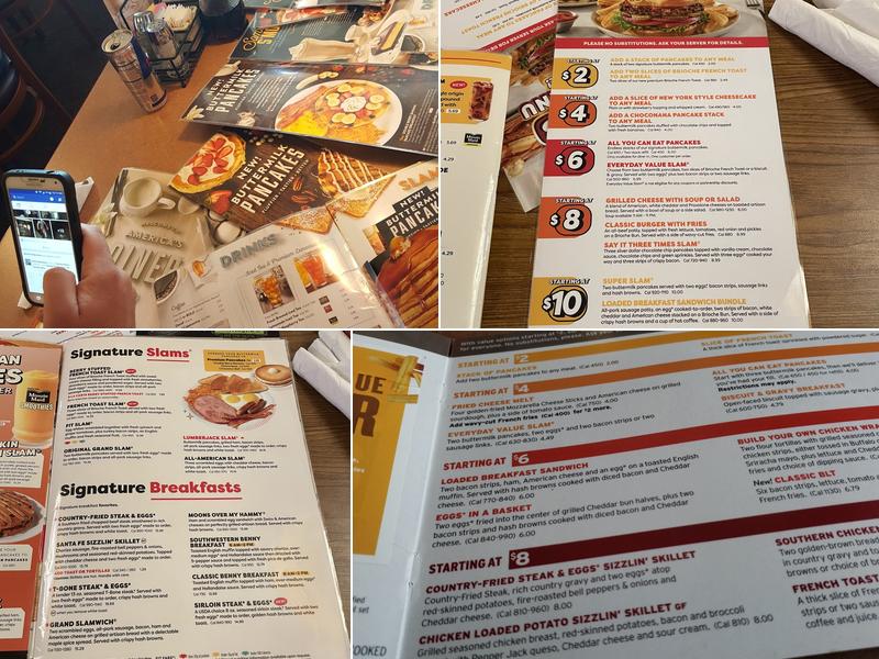 Denny's Menu