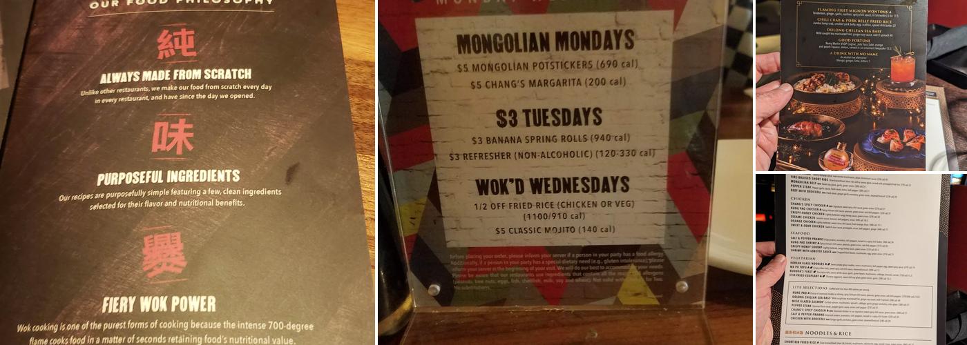 P.F. Chang's Menu