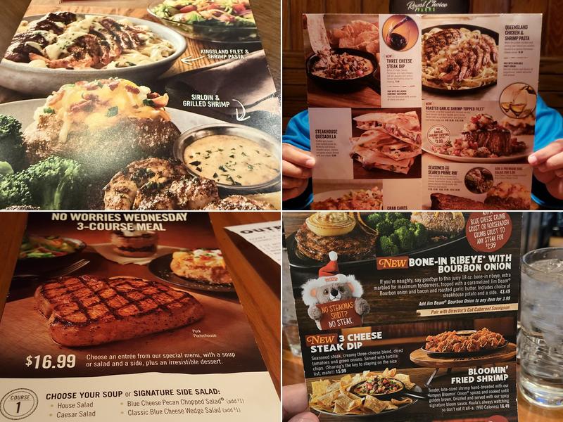 Outback Steakhouse Menu