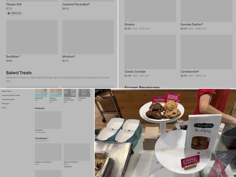 Cinnabon Menu