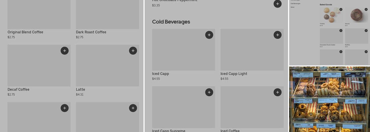 Tim Hortons Menu
