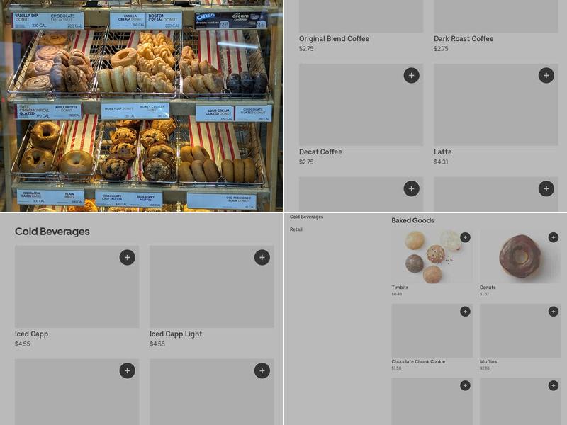 Tim Hortons Menu