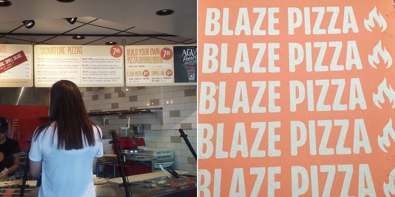 Blaze Pizza Menu