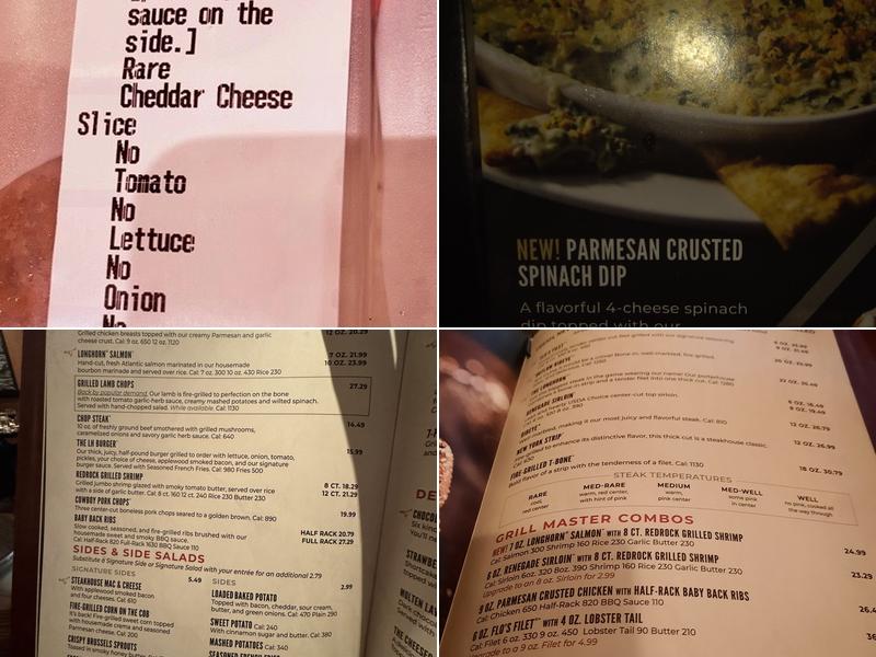 LongHorn Steakhouse Menu