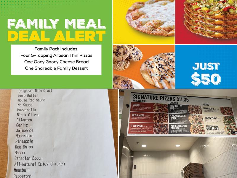 Pieology Pizzeria Gateway Plaza, Visalia, CA Menu