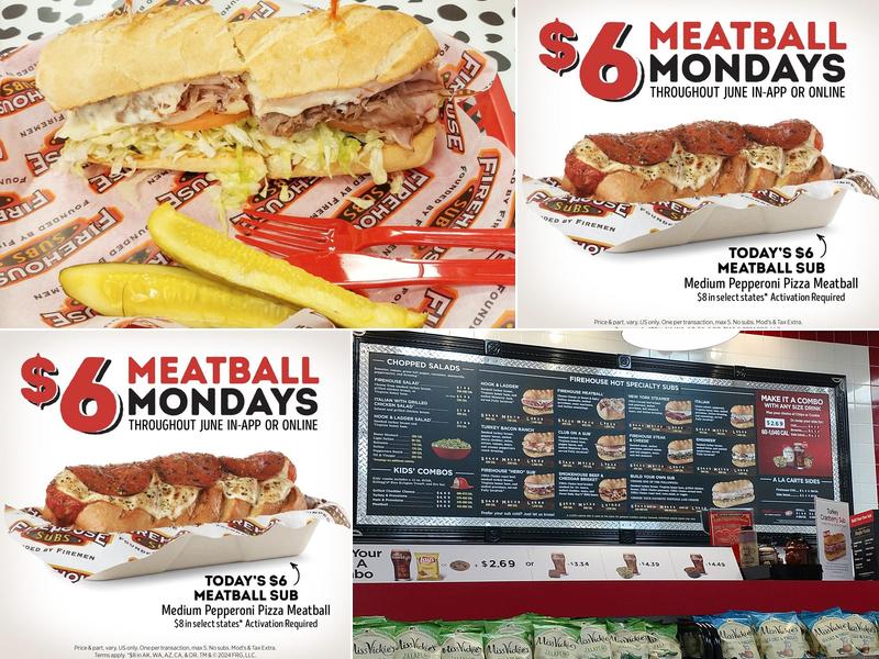 Firehouse Subs Belmar Menu