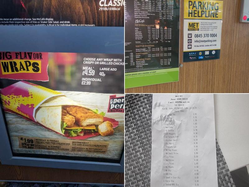 McDonald's Menu