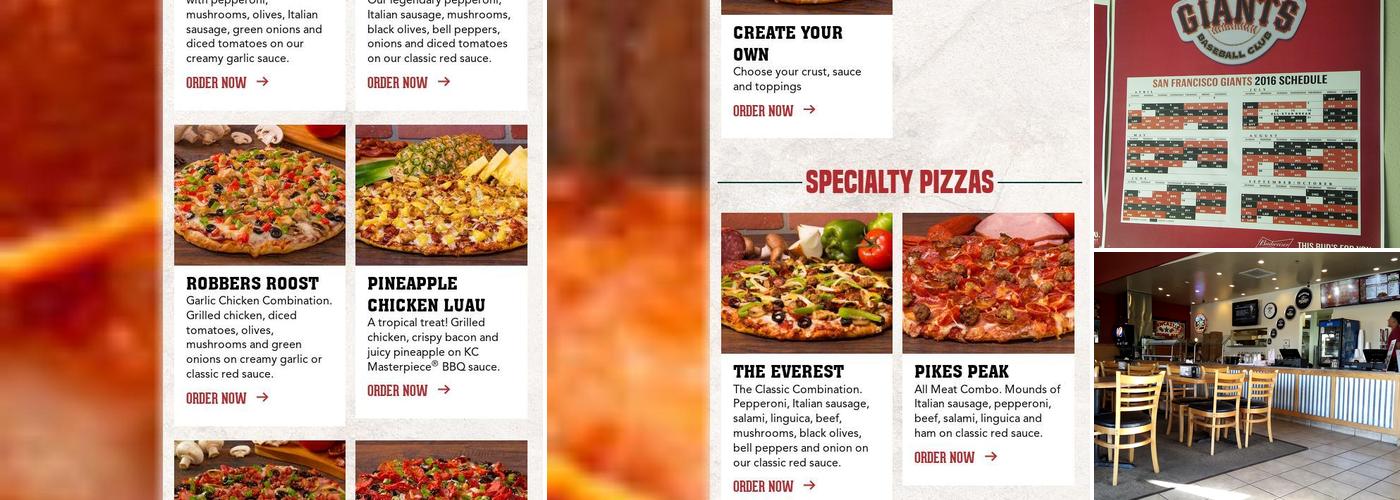Mountain Mike's Pizza Menu