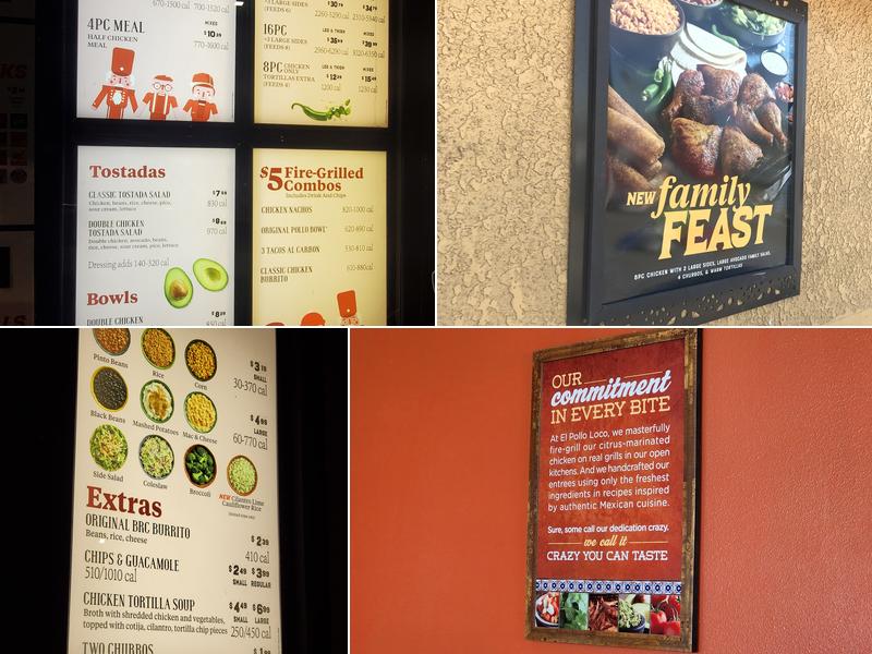 El Pollo Loco Menu