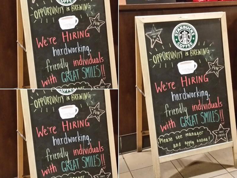 Starbucks Menu