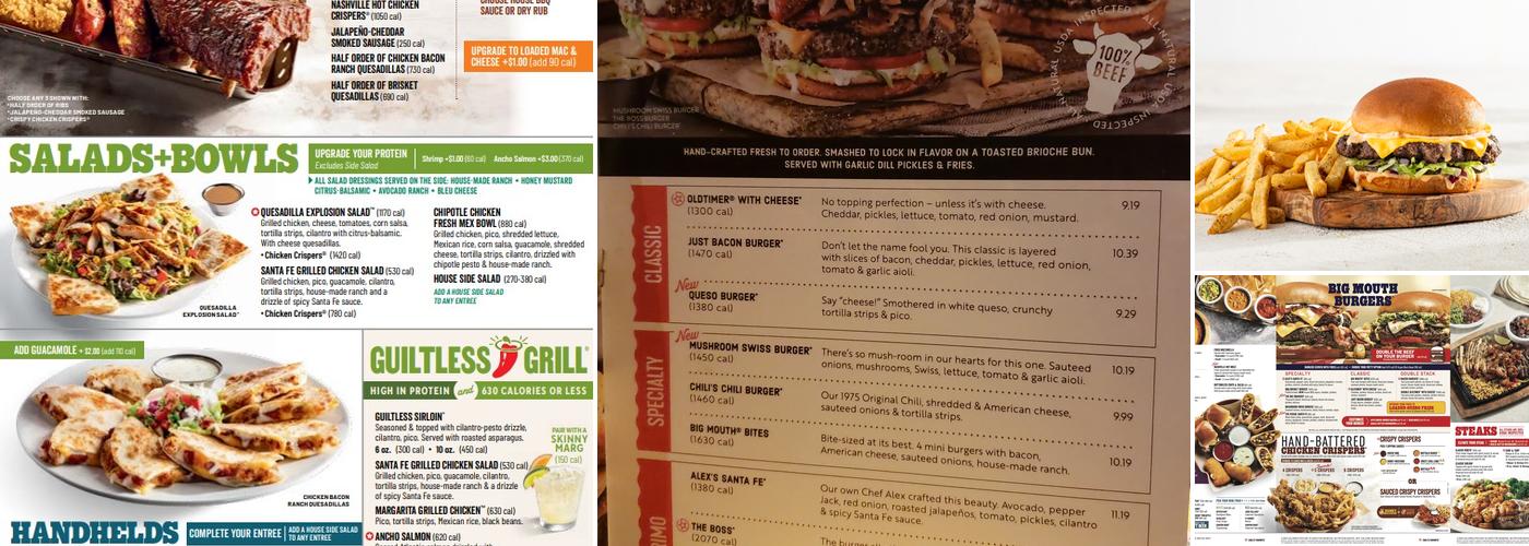 Chili's Grill & Bar Menu
