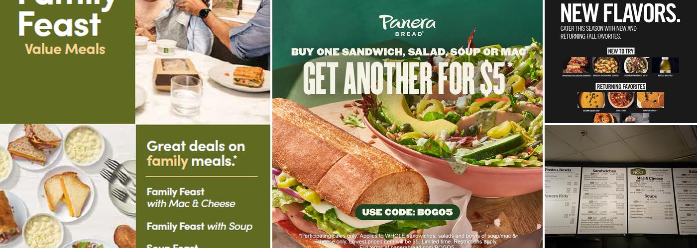 Panera Bread Menu