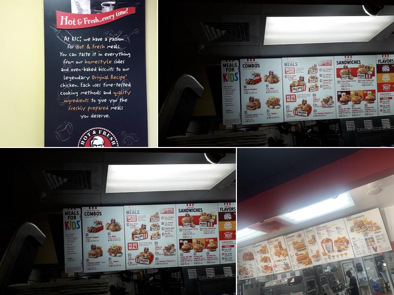 KFC Menu