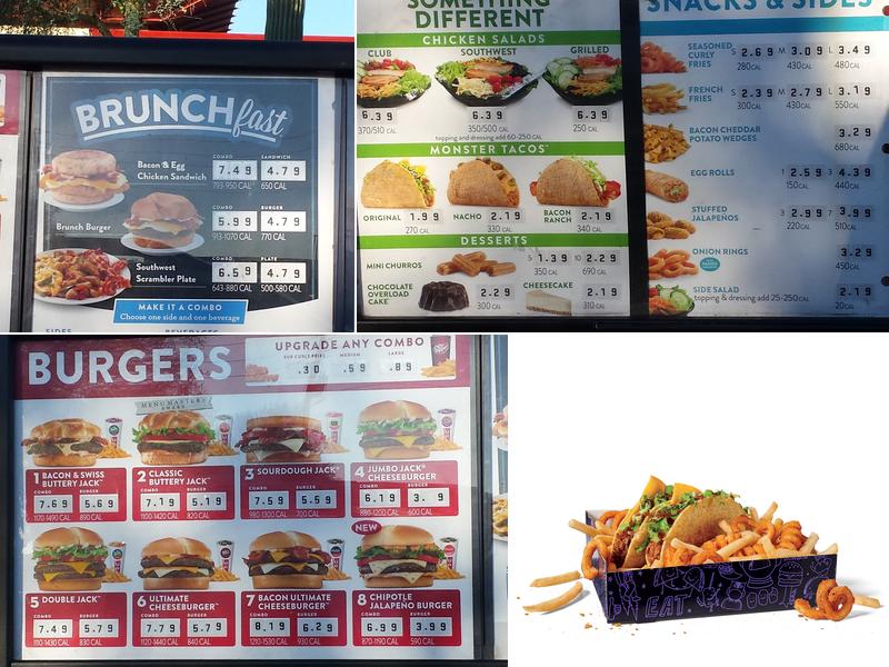 Jack In The Box Menu