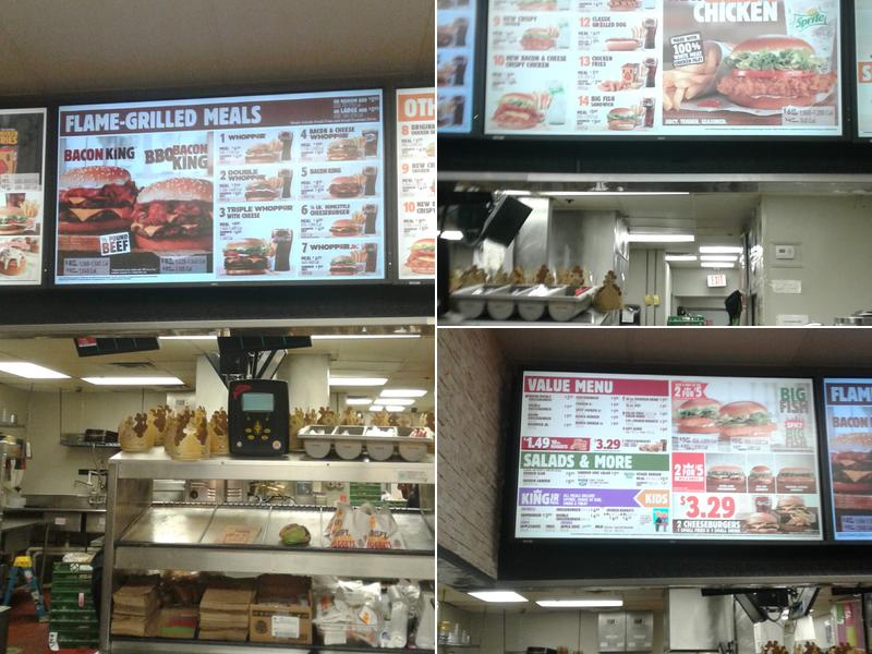 Burger King Menu
