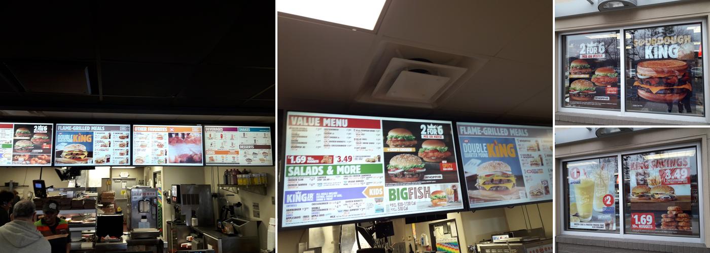 Burger King Menu