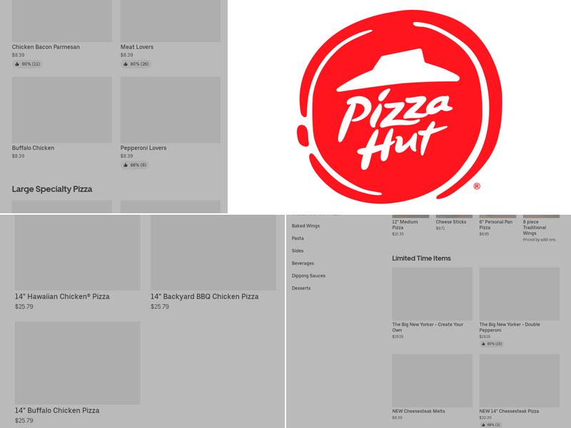 Pizza Hut Menu