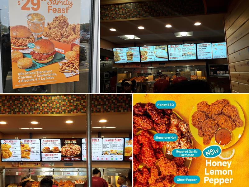 Popeyes Louisiana Kitchen Menu